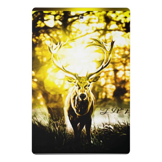 Atemberaubendes Hirsch 01 Mini Klemmbrett (Rückseite)