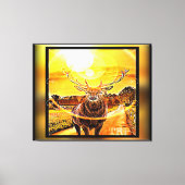 Atemberaubendes Hirsch 02-02 Leinwanddruck (Vorderseite)