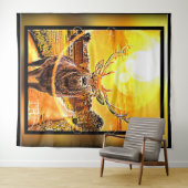 Atemberaubendes Hirsch 02-02 Wandteppich (Beispiel (Horizontal))