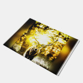 Atemberaubendes Hirsch Fußmatte (Schrägansicht)