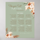 Atemberaubendes Hochzeitsdiagramm Poster (Vorne)