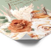 Atemberaubendes Hochzeitsdiagramm Poster (Ecke)