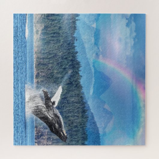 Atemberaubendes Humpback-Wal-Bräunchen Puzzle (Horizontal)