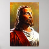 Atemberaubendes Jesus Portrait Poster (Vorne)