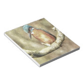 Atemberaubendes Kingfisher in Wasserfarbe Notizblock (angewinkelt)