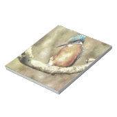 Atemberaubendes Kingfisher in Wasserfarbe Notizblock (Rotiert)