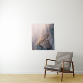 Atemberaubendes Licht und Nebel auf den Bergen Wandteppich (Beispiel)