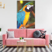 Atemberaubendes Macaw Leinwanddruck (Insitu (Wohnzimmer))