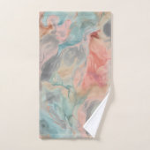 ATEMBERAUBENDES MARBLE GRAU BADEZIMMER TOWEL SET (Handtuch)