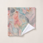 ATEMBERAUBENDES MARBLE GRAU BADEZIMMER TOWEL SET (Waschlappen)