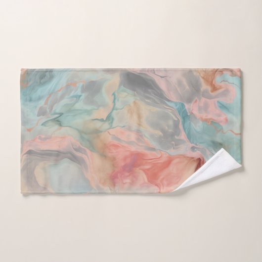 ATEMBERAUBENDES MARBLE GRAU BADEZIMMER TOWEL SET (Handtuch)