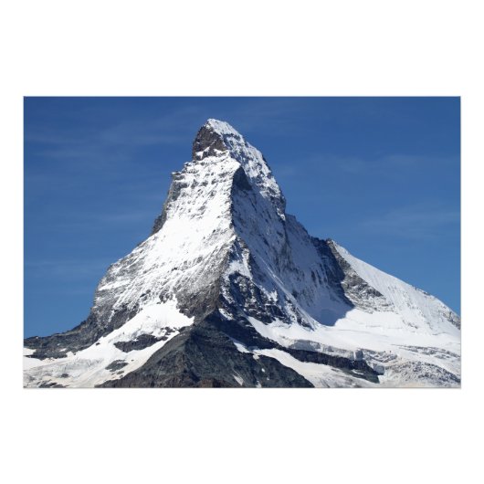 Atemberaubendes Matterhorn in Europa Fotodruck (Vorne)