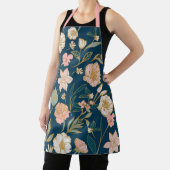 Atemberaubendes Muster für die blaurosa Blume Schürze (InSitu)