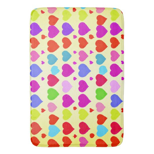 Atemberaubendes Muster für dynamische Liebe Badematte (Vorderseite Vertikal)