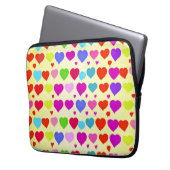 Atemberaubendes Muster für dynamische Liebe Laptopschutzhülle (Vorderseite Links)