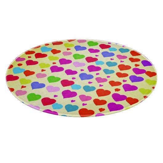 Atemberaubendes Muster für dynamische Liebe Schneidebrett (Ecke)