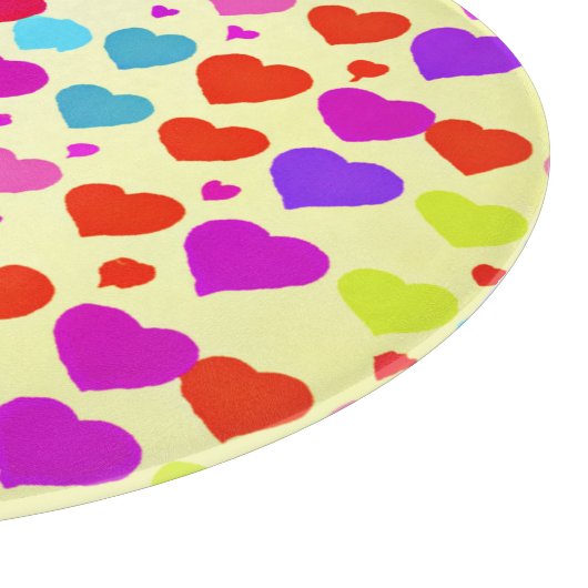 Atemberaubendes Muster für dynamische Liebe Schneidebrett (Ecke)