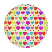 Atemberaubendes Muster für dynamische Liebe Schneidebrett (Vorderseite)