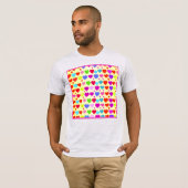 Atemberaubendes Muster für dynamische Liebe T-Shirt (Vorne ganz)
