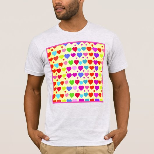 Atemberaubendes Muster für dynamische Liebe T-Shirt (Vorderseite)