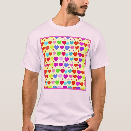 Atemberaubendes Muster für dynamische Liebe T-Shirt (Vorderseite)