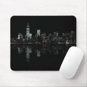 Atemberaubendes NachtFoto von New YorkSkyline Mousepad (Mit Mouse)
