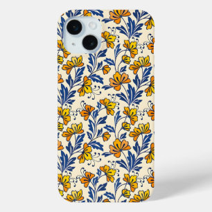 Atemberaubendes nahtloses Muster aus Blumen und Bl Case-Mate iPhone Hülle