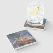 Atemberaubendes Nebel Astronomie-Foto Steinuntersetzer (Seitenansicht)