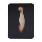 Atemberaubendes Ölgemälde Siamkatze Magnet (Vertikal)