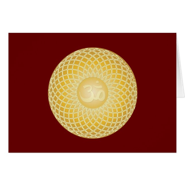 Atemberaubendes Om-Symbol (Vorderseite (Horizontal))