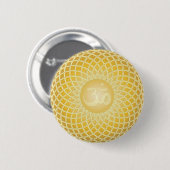 Atemberaubendes Om-Symbol Button (Vorne & Hinten)