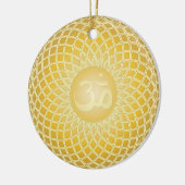 Atemberaubendes Om-Symbol Keramikornament (Links)