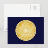 Atemberaubendes Om-Symbol Postkarte (Vorne/Hinten)