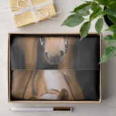 Atemberaubendes Palominopferd Seidenpapier (Geschenk)