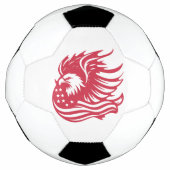 Atemberaubendes Patriotic Eagle Digital Artwork Fußball (Vorderseite)
