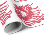 Atemberaubendes Patriotic Eagle Digital Artwork Geschenkpapier (Rolleneckpunkt)