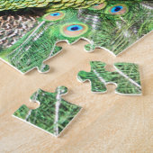 Atemberaubendes Pfau-Foto Puzzle (Seite)