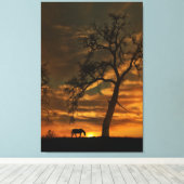 Atemberaubendes Pferd Leinwand Kunst, Dichtung und (Insitu (Holzboden))