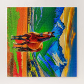 Atemberaubendes Pferd Puzzle (Horizontal)