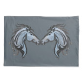 Atemberaubendes Pferdedesign für Kissen-Hüllen Kissenbezug (Rückseite-Links)