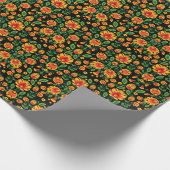 💛 🧡 ❤️ Atemberaubendes polnisches Folk Wycinanki Geschenkpapier (Ecke)