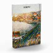 Atemberaubendes Porto Portugal Ölgemälde Fotoblock (Links)