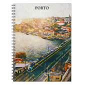 Atemberaubendes Porto Portugal Ölgemälde Notizblock (Vorderseite)