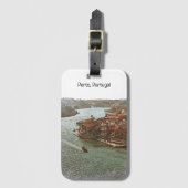 Atemberaubendes Porto Portugal Stadtbild Gepäckanhänger (Vorderseite Vertikal)