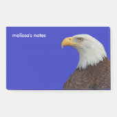 Atemberaubendes Profil eines Adult Bald Adlers Post-it Klebezettel (Vorderseite)