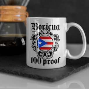 Atemberaubendes Puerto Rico Boricua Taino Vintages Kaffeetasse