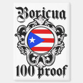 Atemberaubendes Puerto Rico Boricua Taino Vintages Magnet (Vorderseite)
