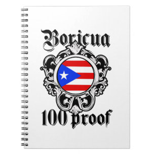 Atemberaubendes Puerto Rico Boricua Taino Vintages Notizblock