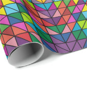 Atemberaubendes Quilt Design Happy Birthday Gesche Geschenkpapier (Rolleneckpunkt)