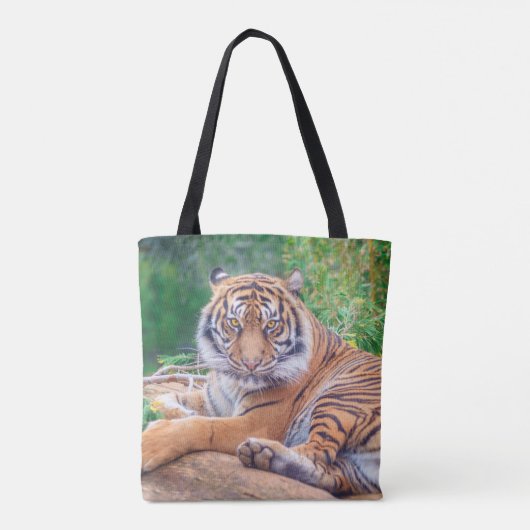Atemberaubendes Rekrutieren von Tigerfotografie Tasche (Rückseite)